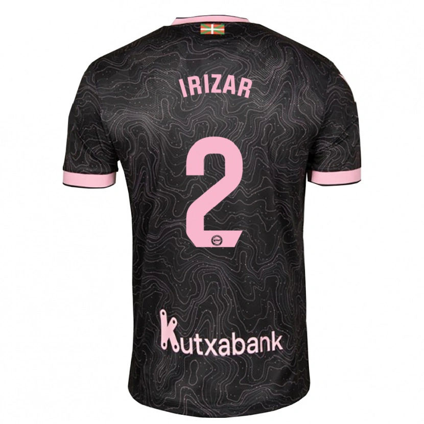 Danxen Criança Camisola Manex Irizar #2 Preto Rosa Alternativa 2026/27 Camisa Brasil