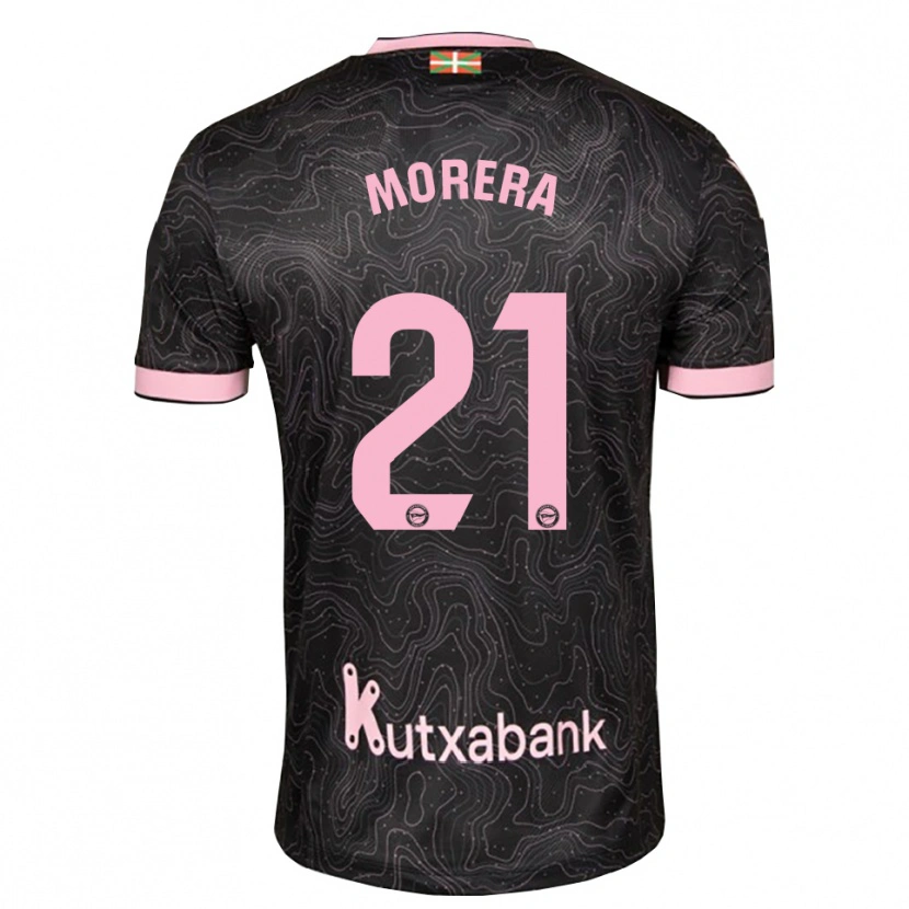 Danxen Criança Camisola Carla Morera #21 Preto Rosa Alternativa 2026/27 Camisa Brasil