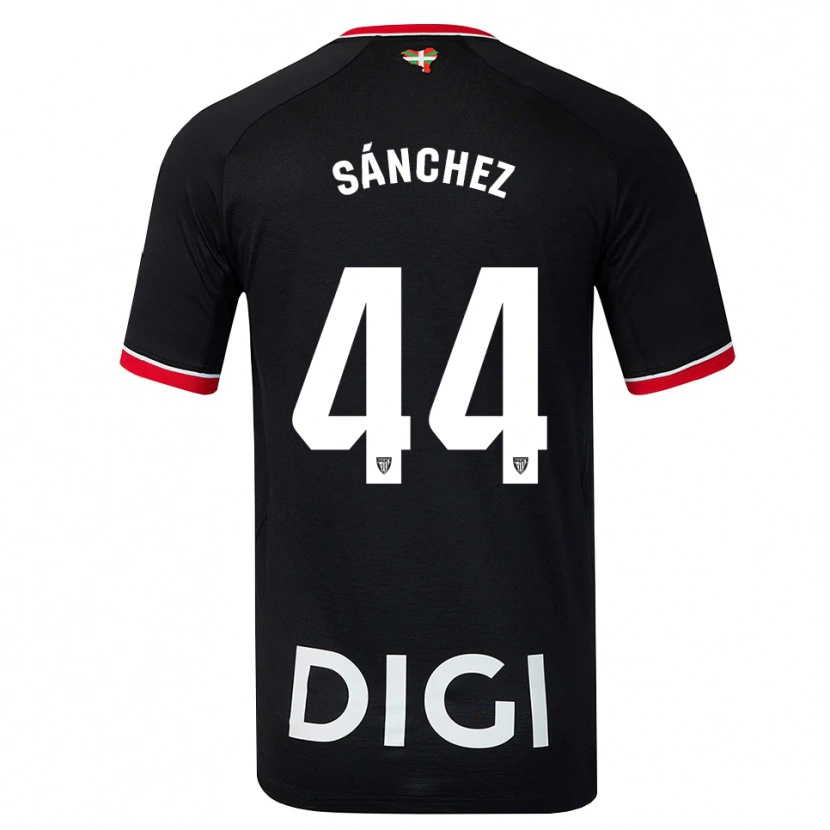 Danxen Criança Camisola Selton Sánchez #44 Preto Branco Vermelho Alternativa 2026/27 Camisa Brasil