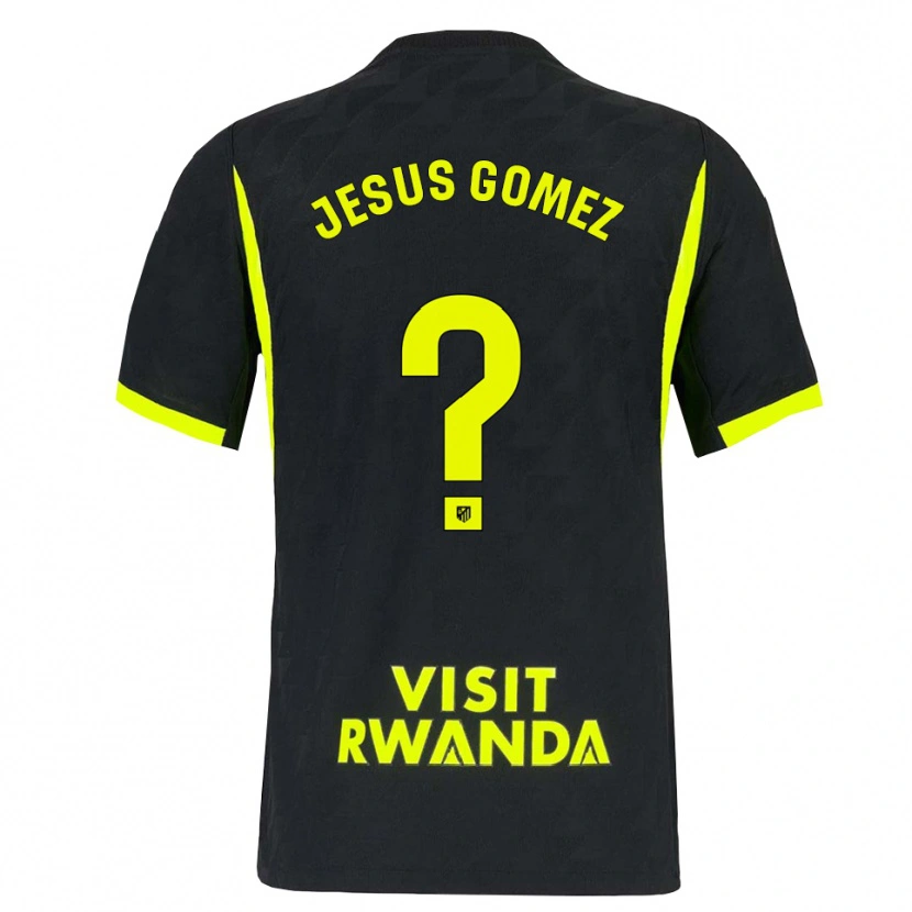 Danxen Criança Camisola Jesus Gomez #0 Verde Brilhante Preto Alternativa 2026/27 Camisa Brasil