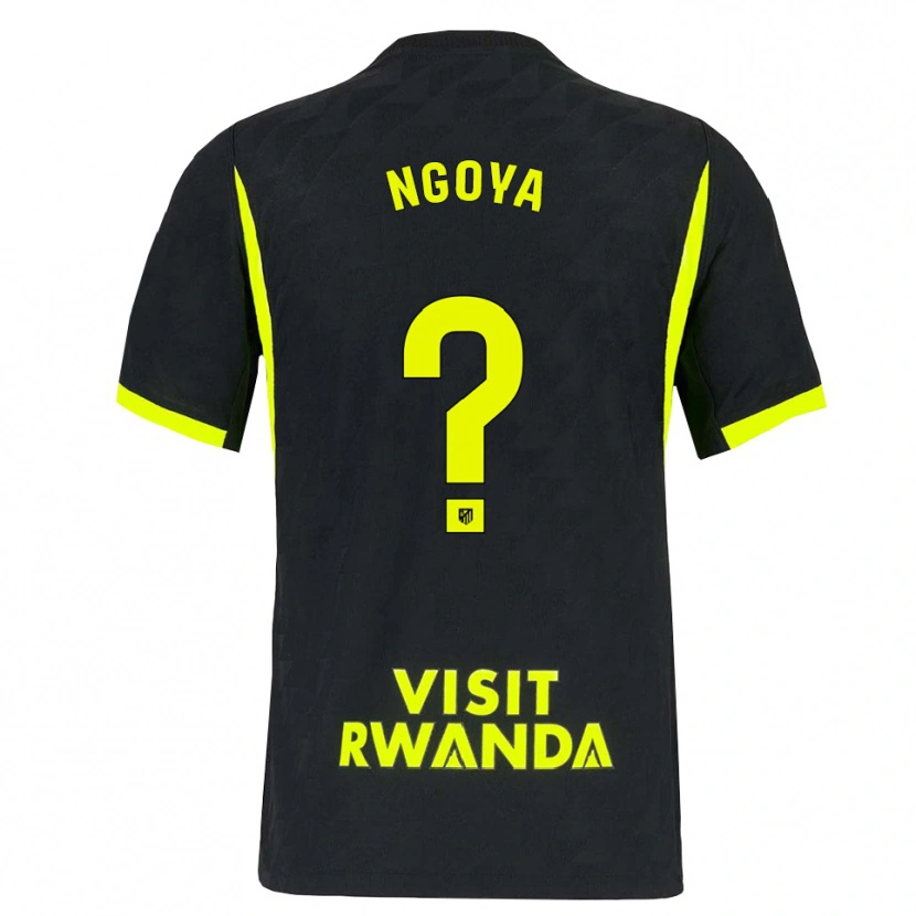 Danxen Criança Camisola Joël Ngoya #0 Verde Brilhante Preto Alternativa 2026/27 Camisa Brasil