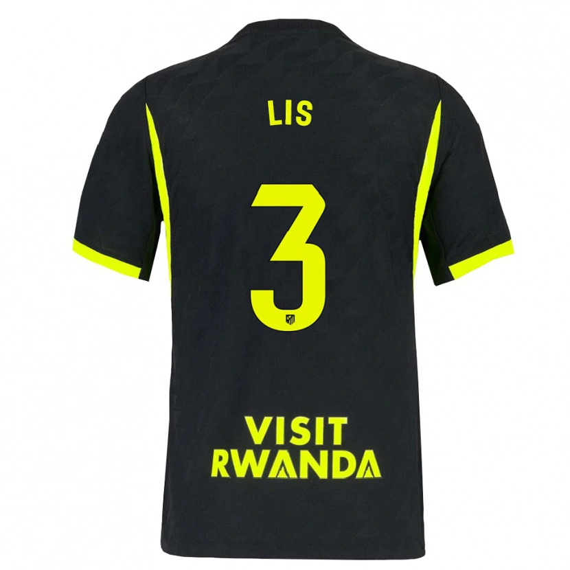 Danxen Criança Camisola Adrian Lis #3 Verde Brilhante Preto Alternativa 2026/27 Camisa Brasil