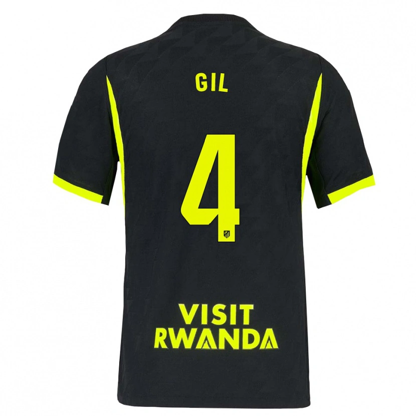 Danxen Criança Camisola Miguel Gil #4 Verde Brilhante Preto Alternativa 2026/27 Camisa Brasil