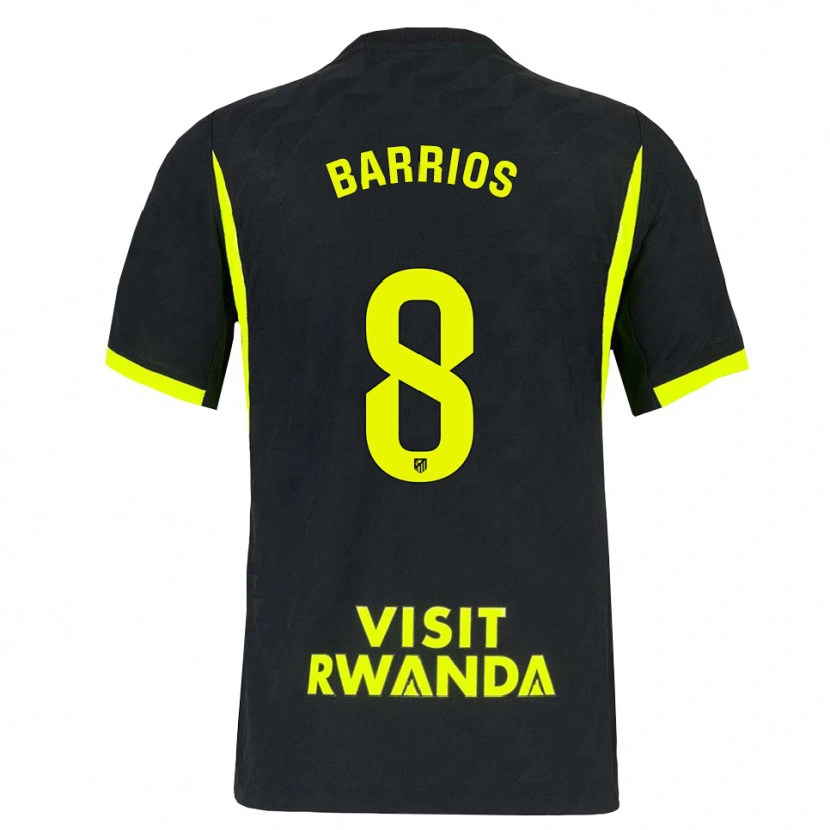Danxen Criança Camisola Pablo Barrios #8 Verde Brilhante Preto Alternativa 2026/27 Camisa Brasil