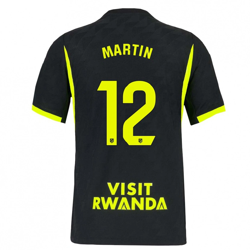 Danxen Criança Camisola Carlos Martín #12 Verde Brilhante Preto Alternativa 2026/27 Camisa Brasil