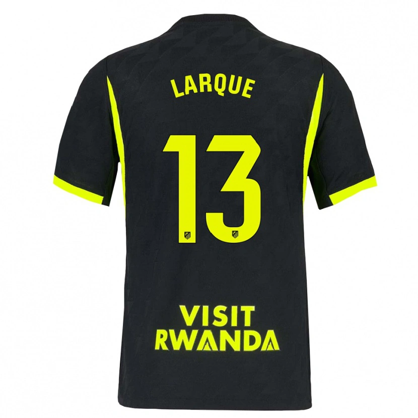 Danxen Criança Camisola Patricia Larqué #13 Verde Brilhante Preto Alternativa 2026/27 Camisa Brasil