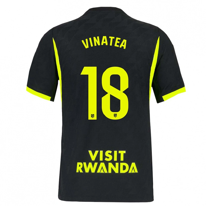 Danxen Criança Camisola Sergio Vinatea #18 Verde Brilhante Preto Alternativa 2026/27 Camisa Brasil