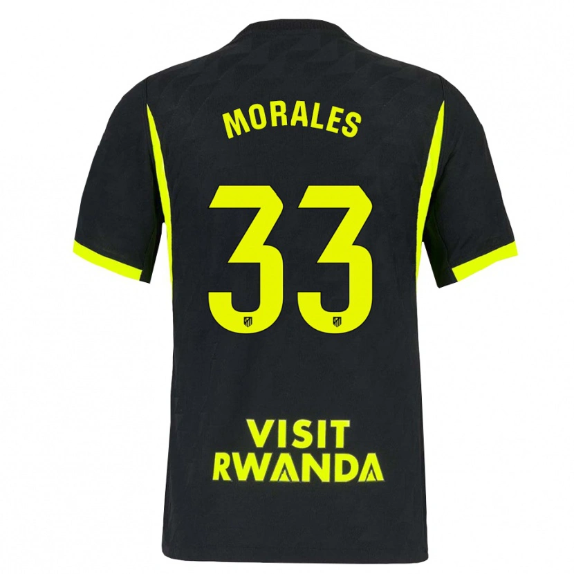Danxen Criança Camisola Luismi Morales #33 Verde Brilhante Preto Alternativa 2026/27 Camisa Brasil
