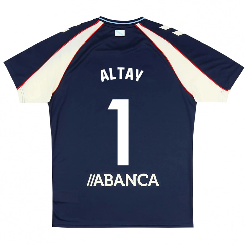 Danxen Criança Camisola Altay Bayındır #1 Azul Real Vermelho Branco Alternativa 2026/27 Camisa Brasil