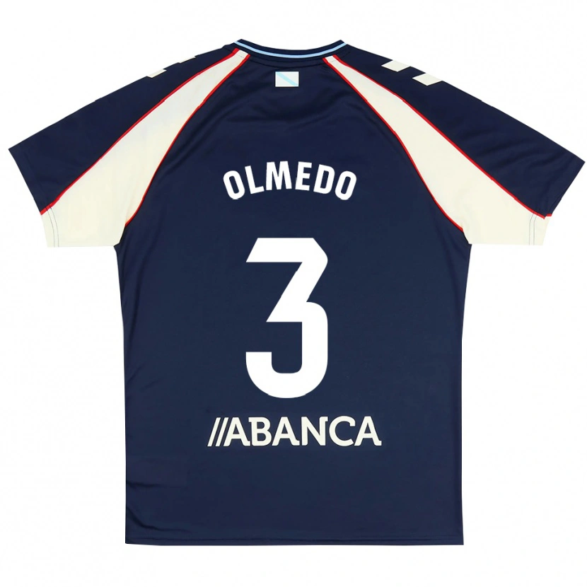 Danxen Criança Camisola Alexis Olmedo #3 Azul Real Vermelho Branco Alternativa 2026/27 Camisa Brasil