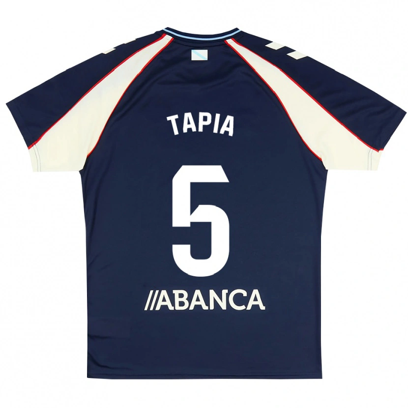 Danxen Criança Camisola Renato Tapia #5 Azul Real Vermelho Branco Alternativa 2026/27 Camisa Brasil