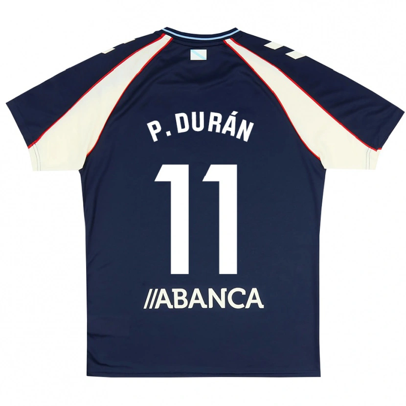 Danxen Criança Camisola Pablo Durán #11 Azul Real Vermelho Branco Alternativa 2026/27 Camisa Brasil