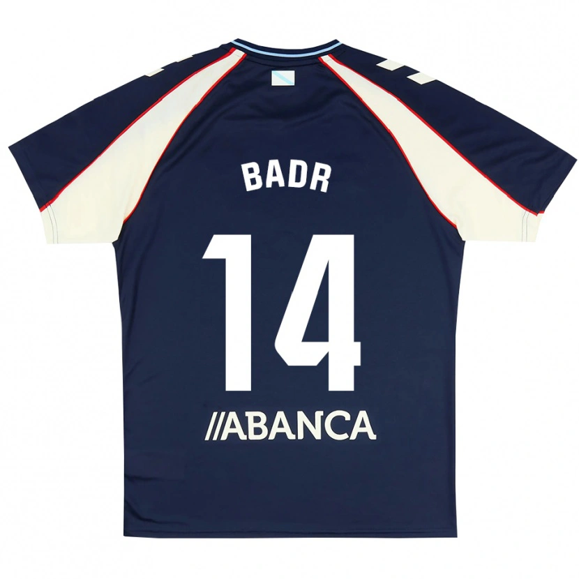 Danxen Criança Camisola Mahmoud Badr #14 Azul Real Vermelho Branco Alternativa 2026/27 Camisa Brasil