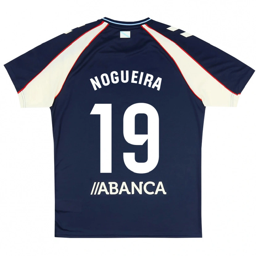Danxen Criança Camisola María Nogueira #19 Azul Real Vermelho Branco Alternativa 2026/27 Camisa Brasil