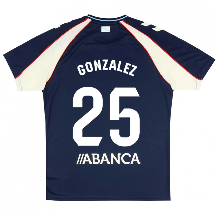 Danxen Criança Camisola Marcos González #25 Azul Real Vermelho Branco Alternativa 2026/27 Camisa Brasil