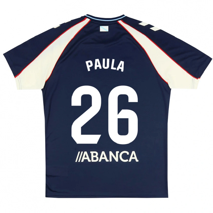Danxen Criança Camisola Paula Rodríguez #26 Azul Real Vermelho Branco Alternativa 2026/27 Camisa Brasil