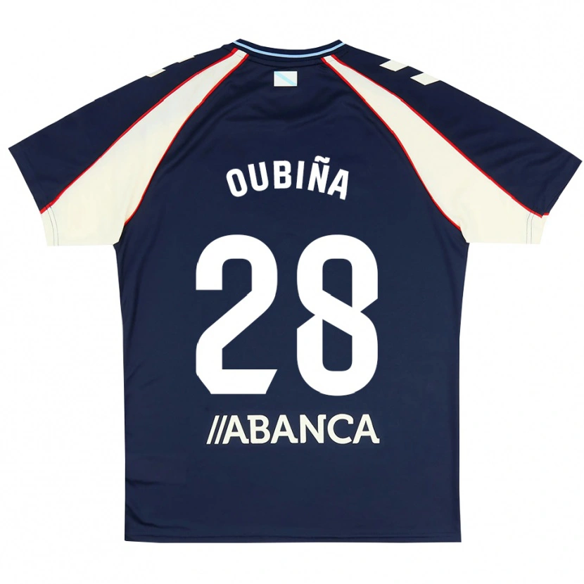 Danxen Criança Camisola Jimena Oubiña #28 Azul Real Vermelho Branco Alternativa 2026/27 Camisa Brasil
