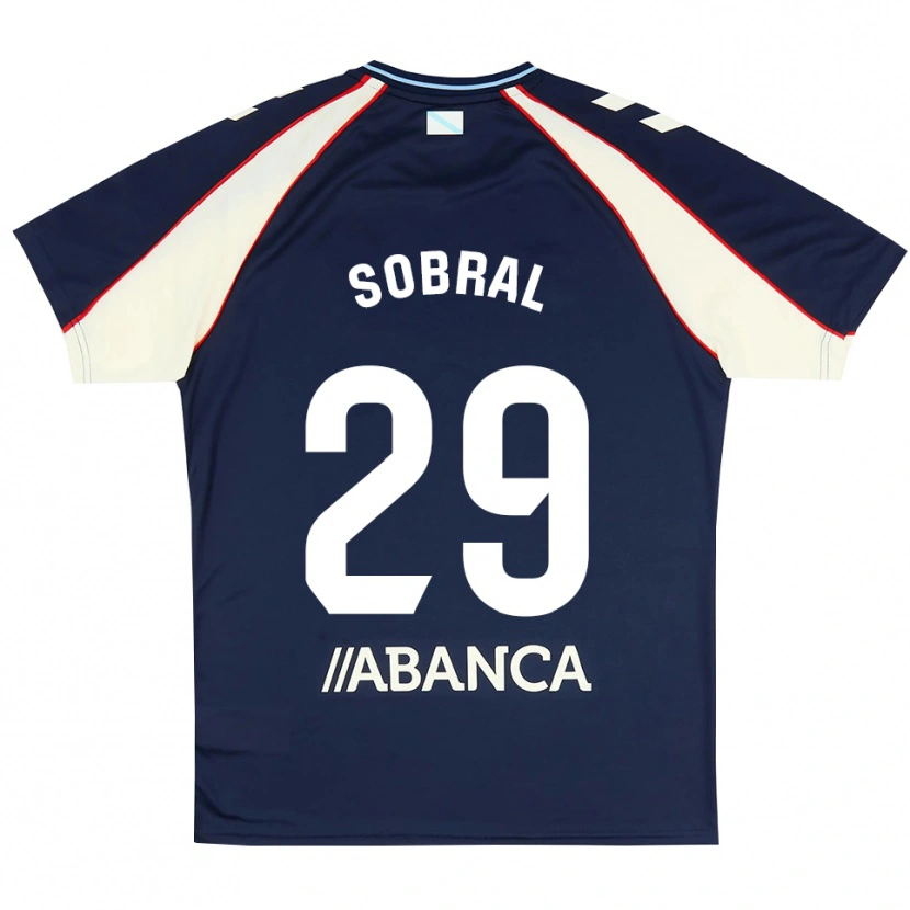 Danxen Criança Camisola Mateo Sobral #29 Azul Real Vermelho Branco Alternativa 2026/27 Camisa Brasil