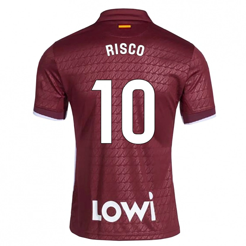 Danxen Criança Camisola Alberto Risco #10 Vermelho Escuro Branco Alternativa 2026/27 Camisa Brasil