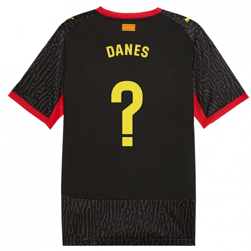 Danxen Criança Camisola Jan Danés #0 Preto Amarelo Vermelho Alternativa 2026/27 Camisa Brasil