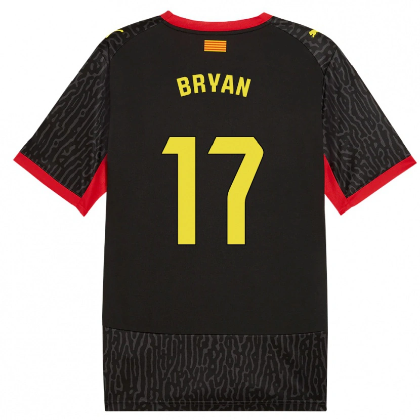 Danxen Criança Camisola Bryan Gil #17 Preto Amarelo Vermelho Alternativa 2026/27 Camisa Brasil