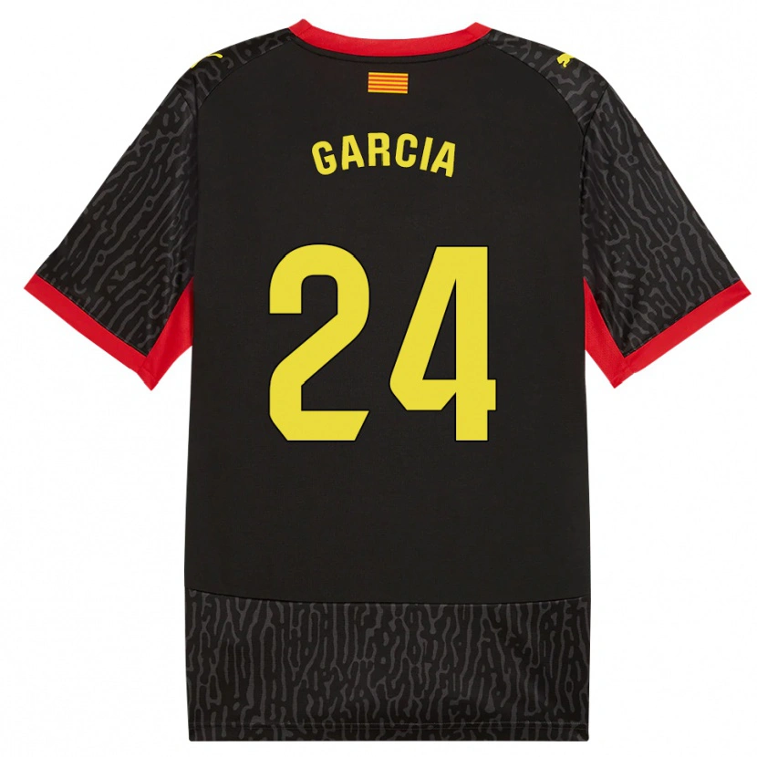 Danxen Criança Camisola Borja García #24 Preto Amarelo Vermelho Alternativa 2026/27 Camisa Brasil