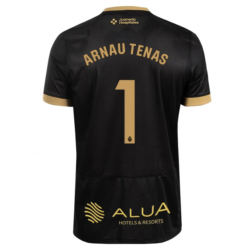Danxen Criança Camisola Arnau Tenas #1 Preto Marrom Claro De Sândalo Madeira Alternativa 2026/27 Camisa Brasil