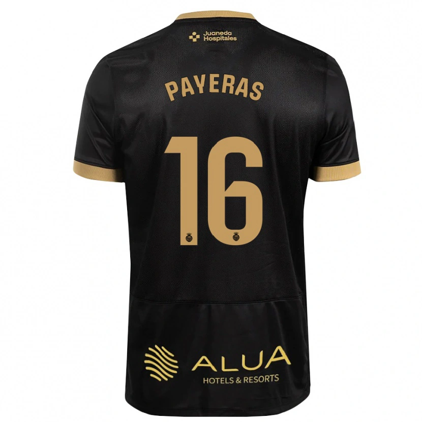 Danxen Criança Camisola Martí Payeras #16 Preto Marrom Claro De Sândalo Madeira Alternativa 2026/27 Camisa Brasil