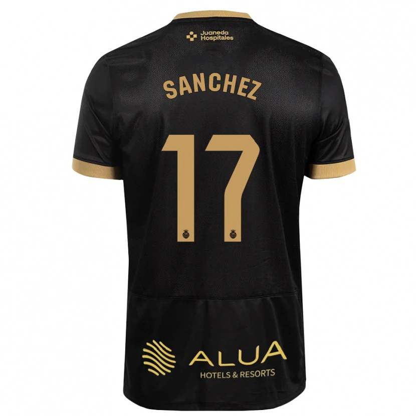 Danxen Criança Camisola Avelino Sánchez #17 Preto Marrom Claro De Sândalo Madeira Alternativa 2026/27 Camisa Brasil