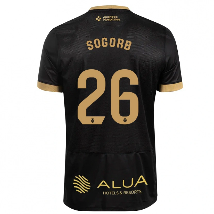 Danxen Criança Camisola Carles Sogorb #26 Preto Marrom Claro De Sândalo Madeira Alternativa 2026/27 Camisa Brasil