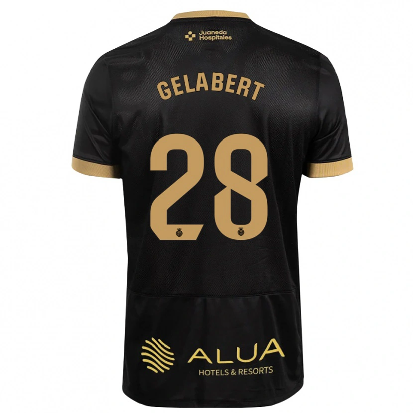 Danxen Criança Camisola Miquel Gelabert #28 Preto Marrom Claro De Sândalo Madeira Alternativa 2026/27 Camisa Brasil