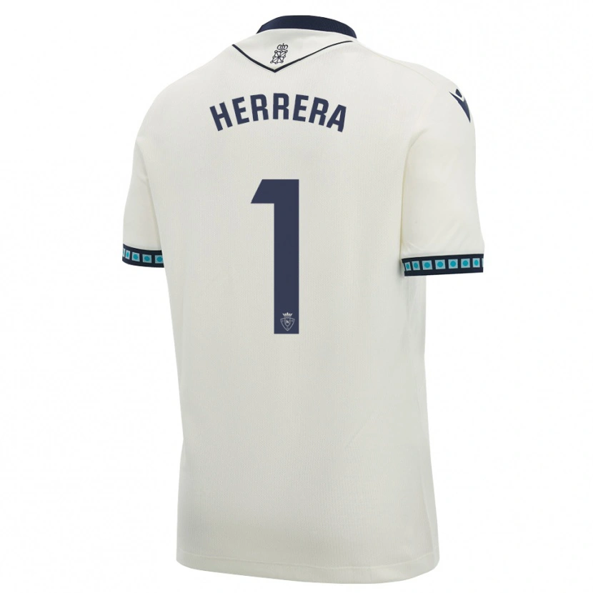 Danxen Criança Camisola Sergio Herrera #1 Branco Preto Azul Céu Claro Alternativa 2026/27 Camisa Brasil