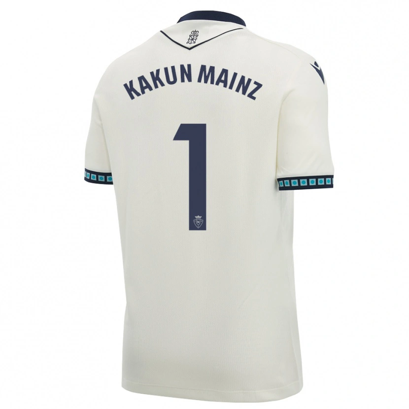Danxen Criança Camisola Kakun Mainz #1 Branco Preto Azul Céu Claro Alternativa 2026/27 Camisa Brasil