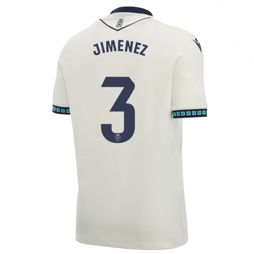 Danxen Criança Camisola Álex Jimenez #3 Branco Preto Azul Céu Claro Alternativa 2026/27 Camisa Brasil