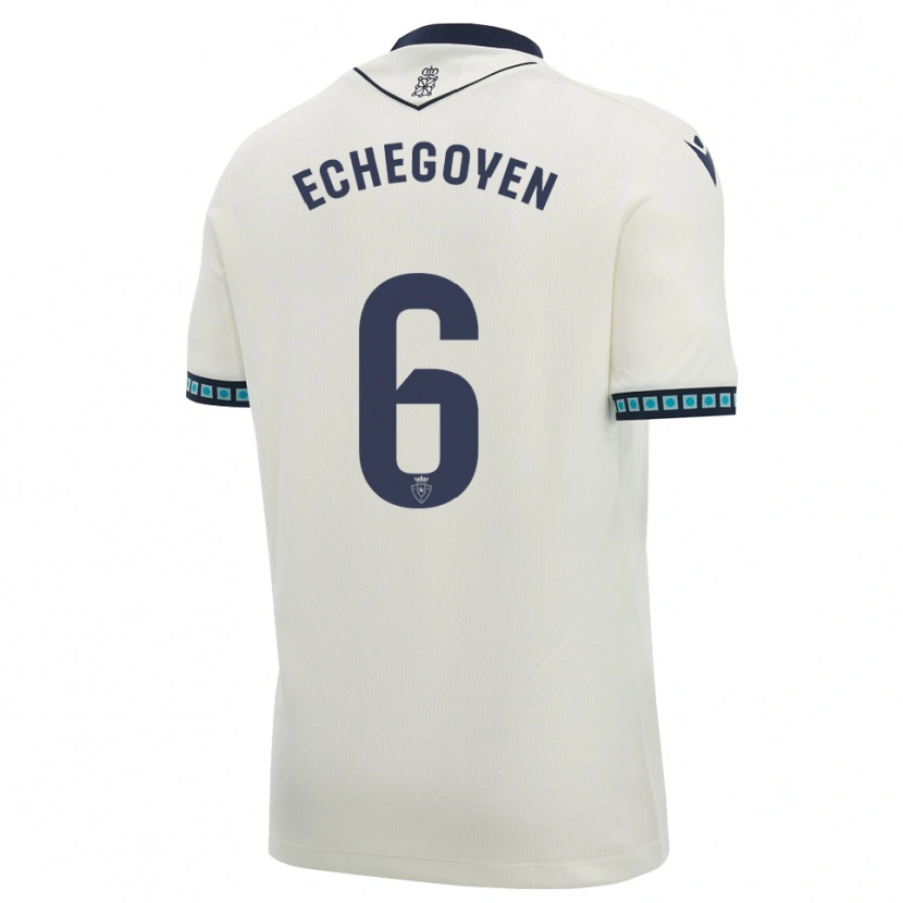 Danxen Criança Camisola Mauro Echegoyen #6 Branco Preto Azul Céu Claro Alternativa 2026/27 Camisa Brasil