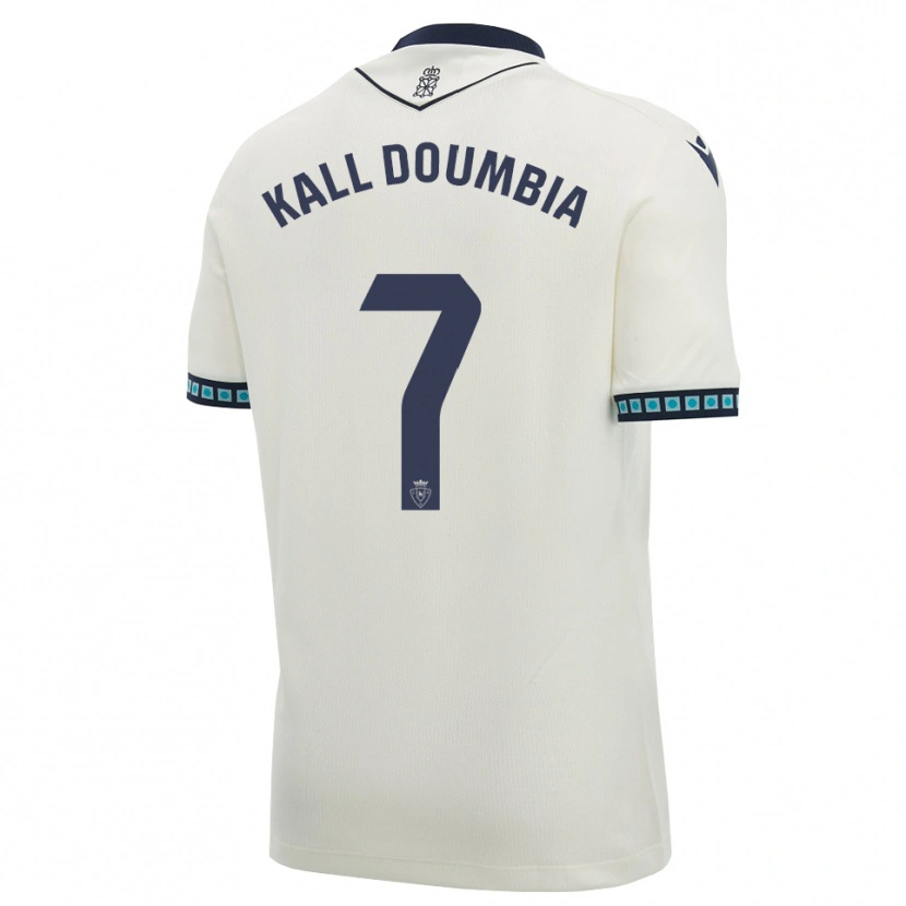 Danxen Criança Camisola Aly Kall Doumbia #7 Branco Preto Azul Céu Claro Alternativa 2026/27 Camisa Brasil