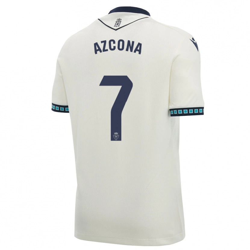 Danxen Criança Camisola Rubén Azcona #7 Branco Preto Azul Céu Claro Alternativa 2026/27 Camisa Brasil
