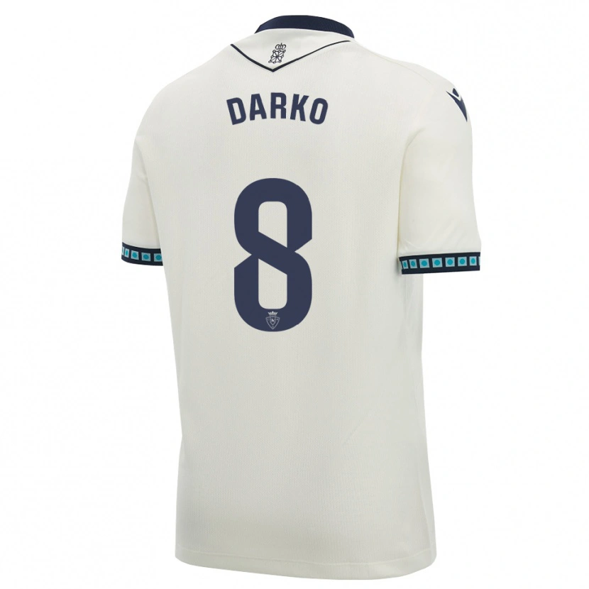 Danxen Criança Camisola Darko Brasanac #8 Branco Preto Azul Céu Claro Alternativa 2026/27 Camisa Brasil
