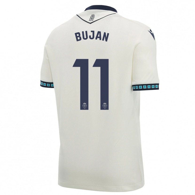 Danxen Criança Camisola Unai Buján #11 Branco Preto Azul Céu Claro Alternativa 2026/27 Camisa Brasil