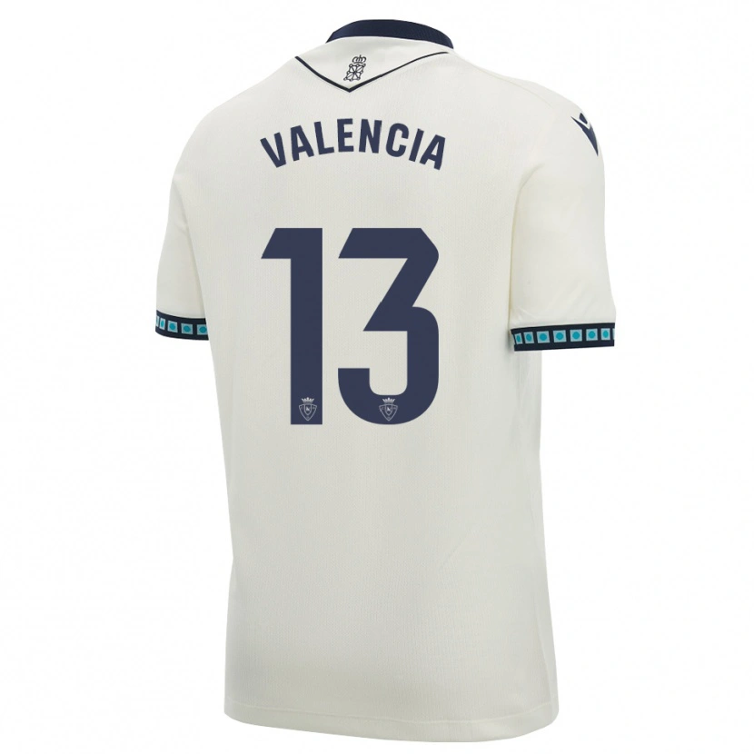 Danxen Criança Camisola Pablo Valencia #13 Branco Preto Azul Céu Claro Alternativa 2026/27 Camisa Brasil