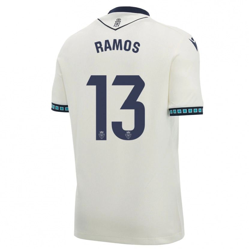 Danxen Criança Camisola Darío Ramos #13 Branco Preto Azul Céu Claro Alternativa 2026/27 Camisa Brasil