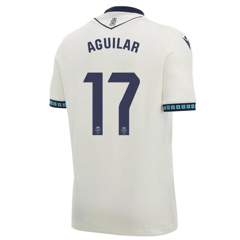 Danxen Criança Camisola Eneko Aguilar #17 Branco Preto Azul Céu Claro Alternativa 2026/27 Camisa Brasil