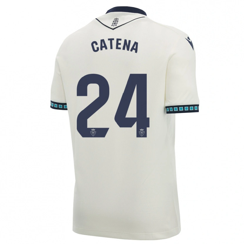 Danxen Criança Camisola Alejandro Catena #24 Branco Preto Azul Céu Claro Alternativa 2026/27 Camisa Brasil