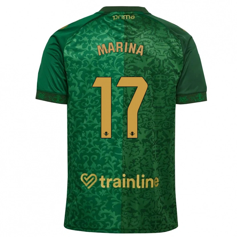 Danxen Criança Camisola Rodrigo Marina #17 Verde Floresta Dourado Escuro Alternativa 2026/27 Camisa Brasil
