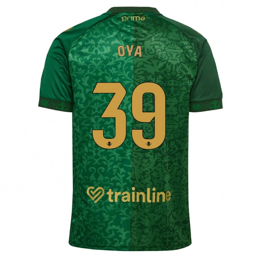Danxen Criança Camisola Rafa Oya #39 Verde Floresta Dourado Escuro Alternativa 2026/27 Camisa Brasil
