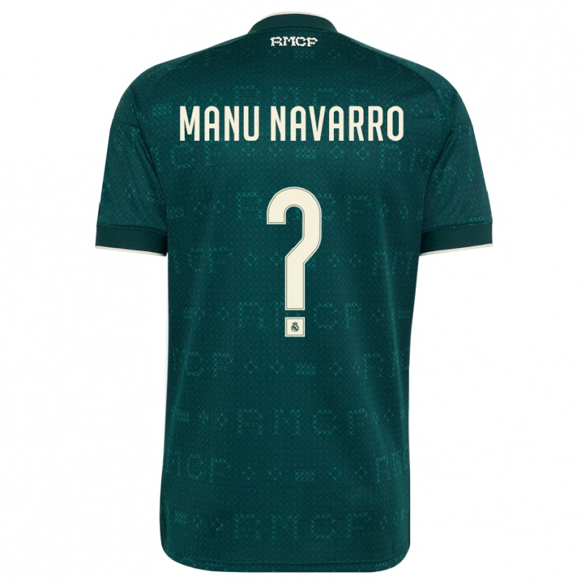 Danxen Criança Camisola Manu Navarro #0 Cinza Ardósia Escuro Branco Alternativa 2026/27 Camisa Brasil