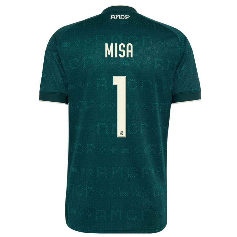 Danxen Criança Camisola Misa Rodríguez #1 Cinza Ardósia Escuro Branco Alternativa 2026/27 Camisa Brasil