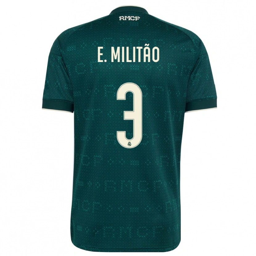 Danxen Criança Camisola Éder Militão #3 Cinza Ardósia Escuro Branco Alternativa 2026/27 Camisa Brasil