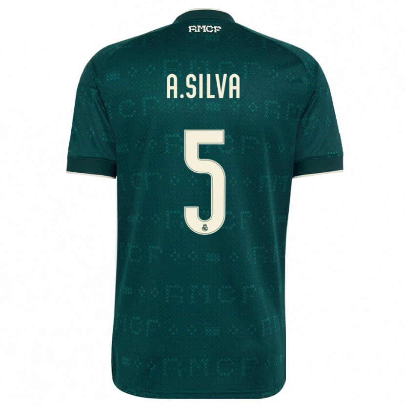 Danxen Criança Camisola Antonia Silva #5 Cinza Ardósia Escuro Branco Alternativa 2026/27 Camisa Brasil