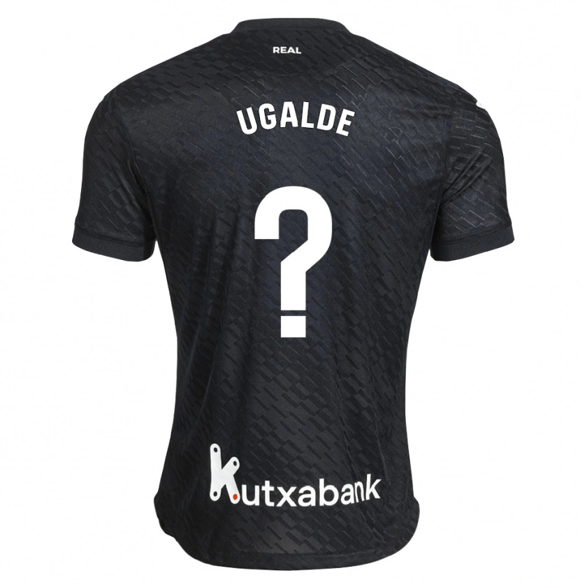 Danxen Criança Camisola Ekain Ugalde #0 Preto Branco Alternativa 2026/27 Camisa Brasil